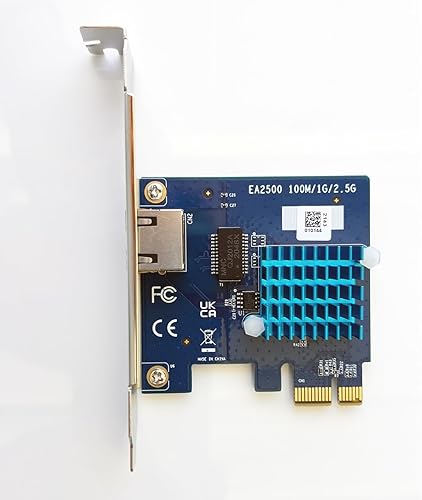 Miniatura 2 de bitEngine Tarjeta de red PCIe RTL8125B 2.5GBase-T con compatibilidad con versiones anteriores. Compatible con 2.5G1G100Mbps. 1x puerto RJ45,