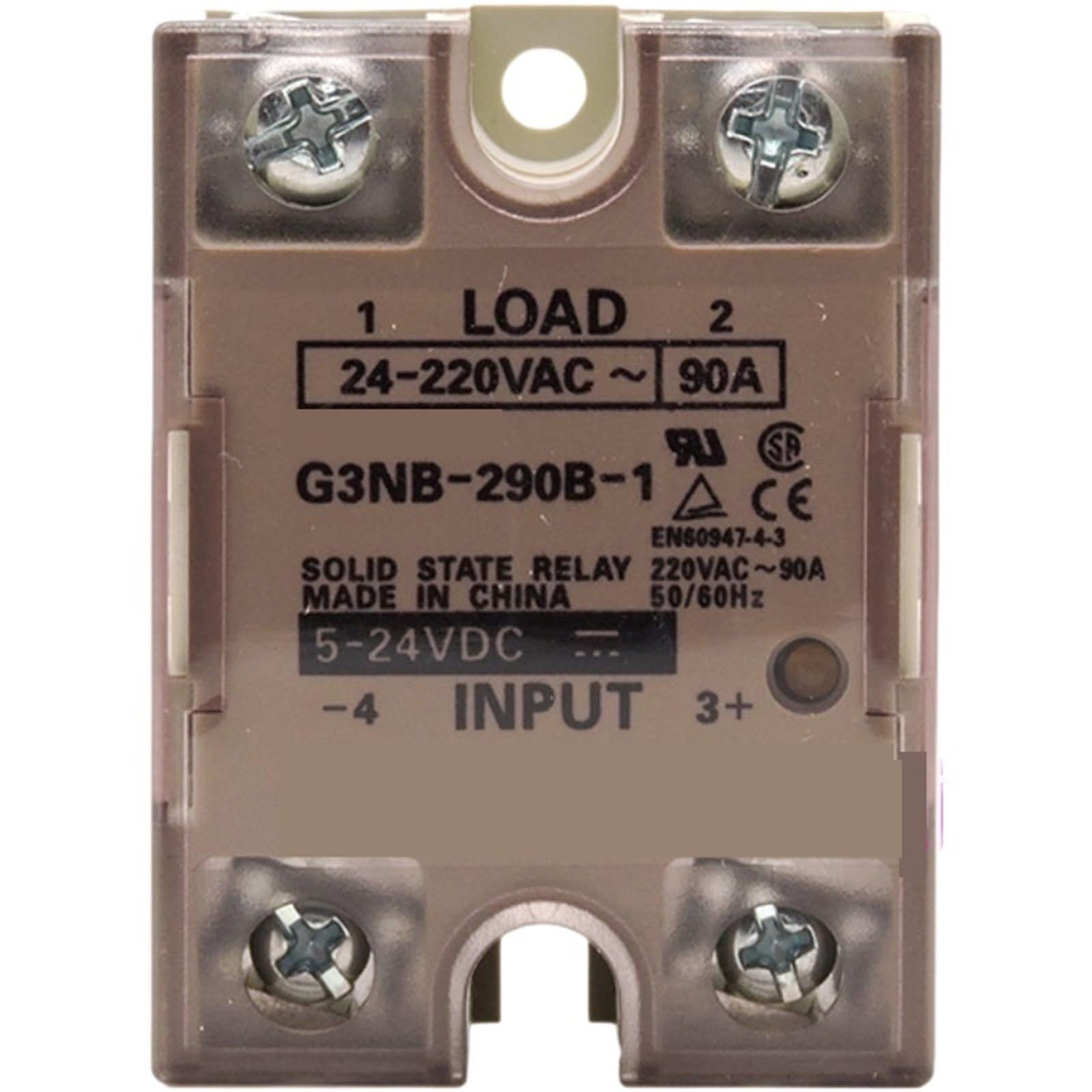 G3NB-240B-1 G3NB-275B-1 G3NB-290B-1 G3NB-240B-UTU SSR 5-24VDC 40A 75A 90A Relé de estado sólido (G3NB-240B-1 40A)
