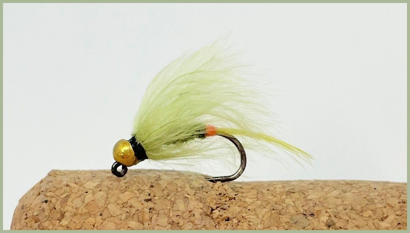 Jig Trout Flies, Olive Hackled, Jig Flies, Barbless, Choice of size and quantity, Euro Nymphs (12, 12)