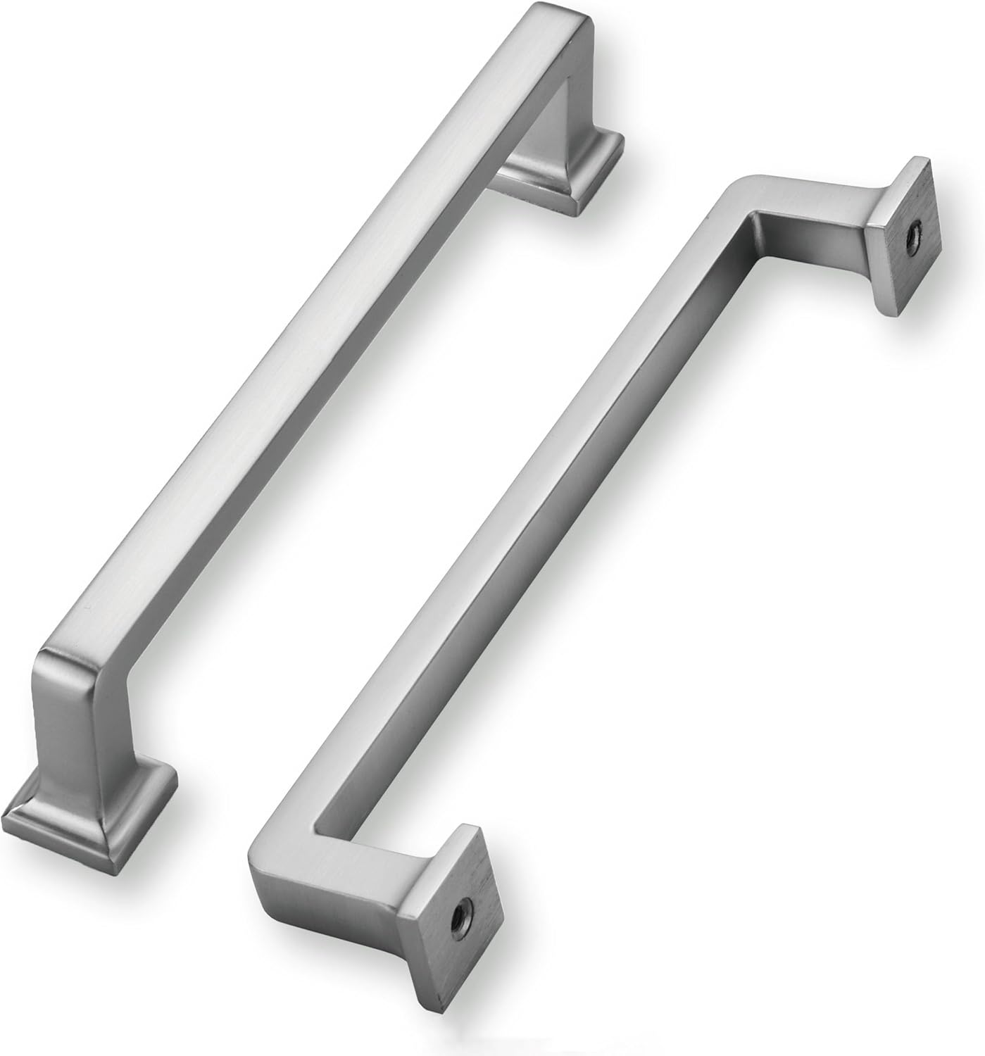 khtumeware 6 Pack Matte Nickel Brushed Cabinet Pulls, 6-1/4 Inch Hole Center Cabinet Handles Kitchen Hardware Straight Bar for Cabinets and Drawer Pulls 6-1/4"(160mm) Hole Center 6-pack Matte Nickel Brushed