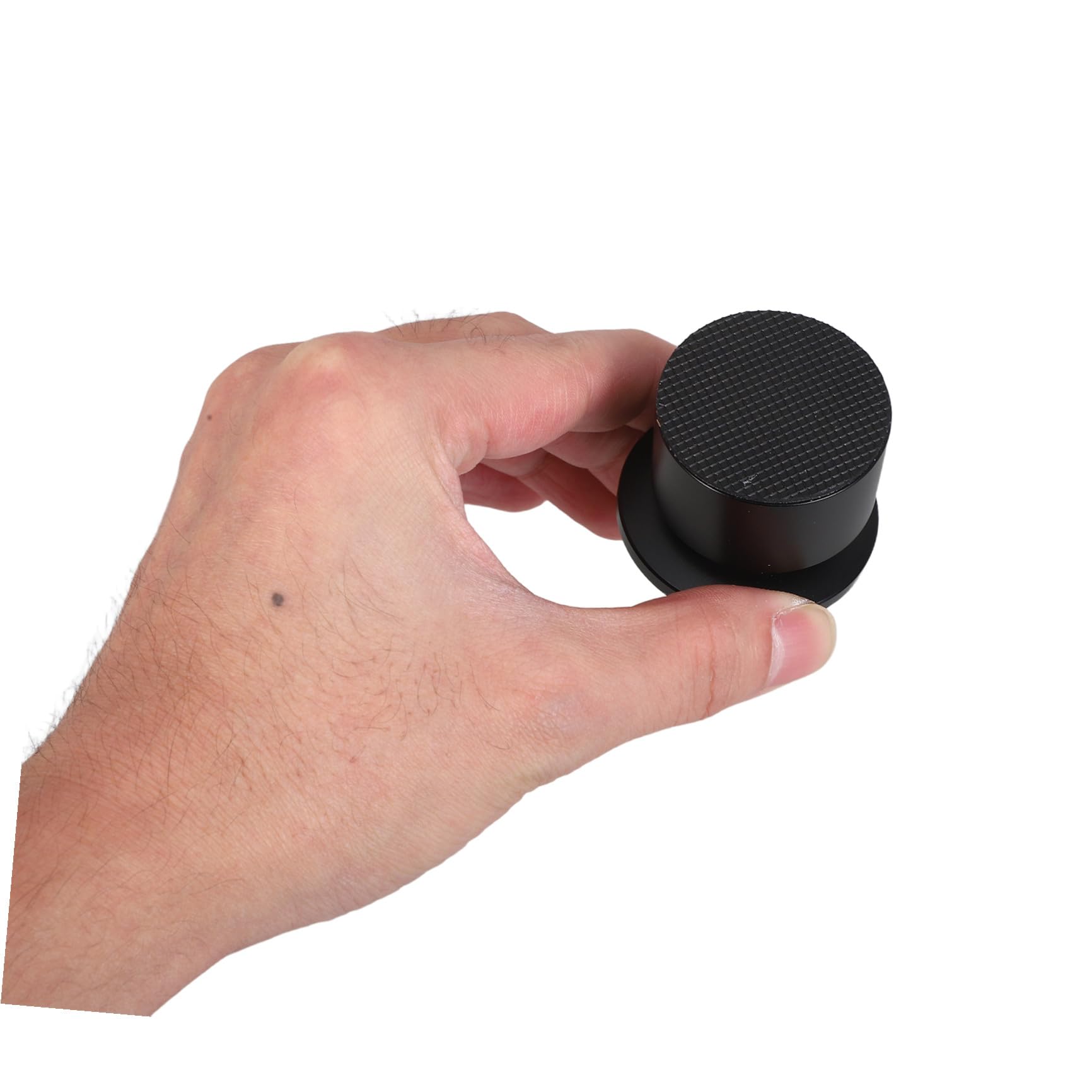 Piedini Isolanti per Altoparlanti Hifi 4 Pezzi in Lega di Alluminio | Nero, Inserti in Rame e Gomma, per Sistemi Audio Domestici e Giradischi, Stabilità