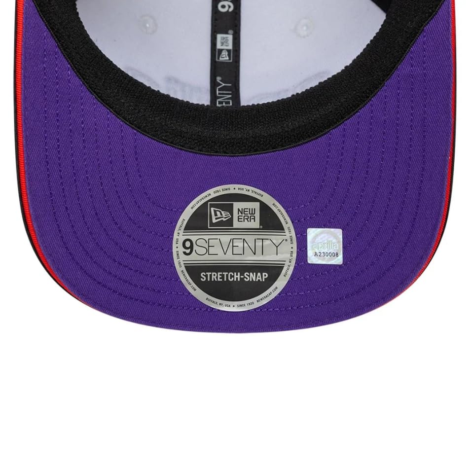 Aprilia Racing, Superbike, Moto, Collezione Ufficiale 2026, Pilota Marco Bezzecchi, Berretto da Baseball, Cappello, Regolabile, Bianco, Nero