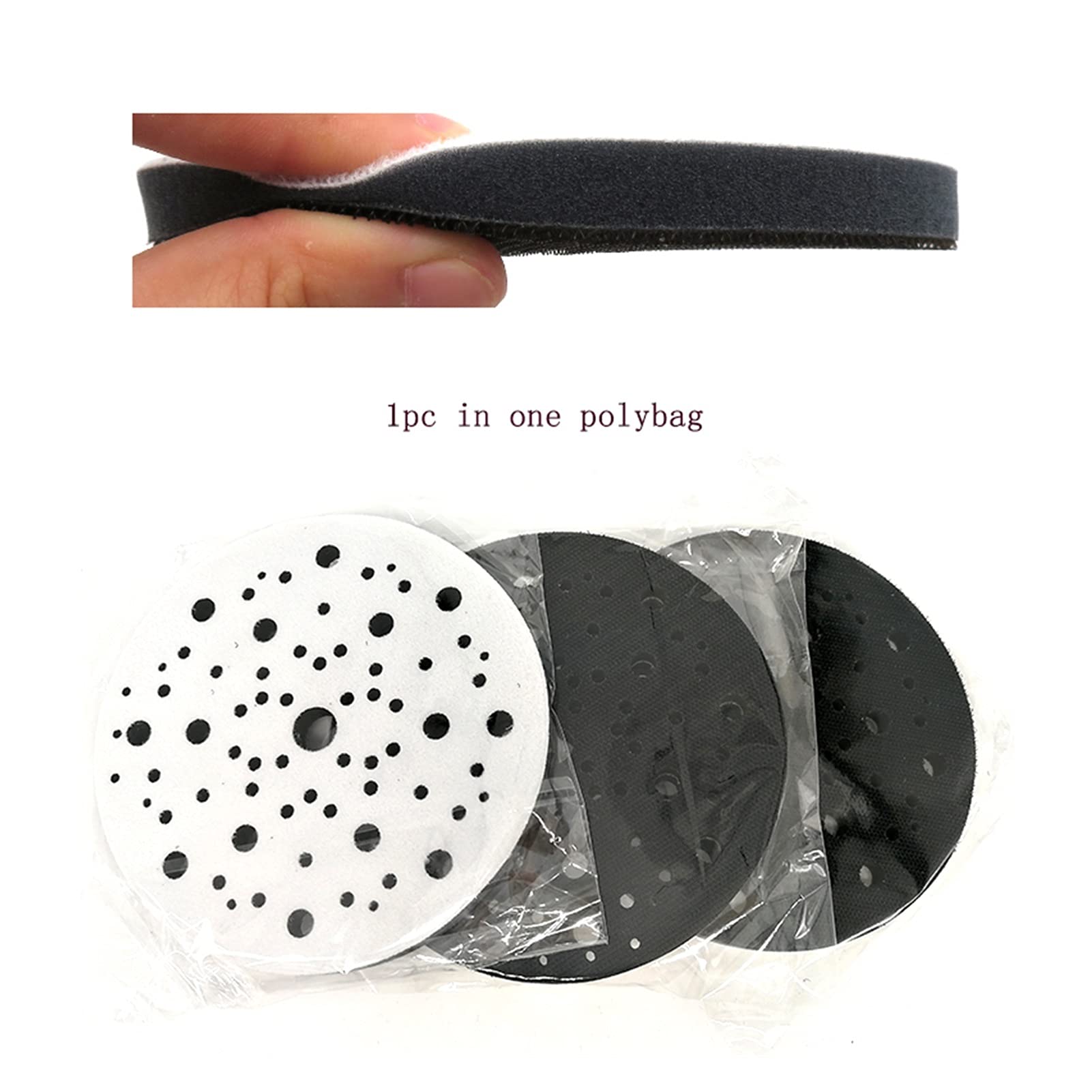 Pad polerski Soft Interface Pad 6 "150mm Porowate Hook and Look Gąbka poduszka do tłumienia i ochrony podkładki szlifierskiej