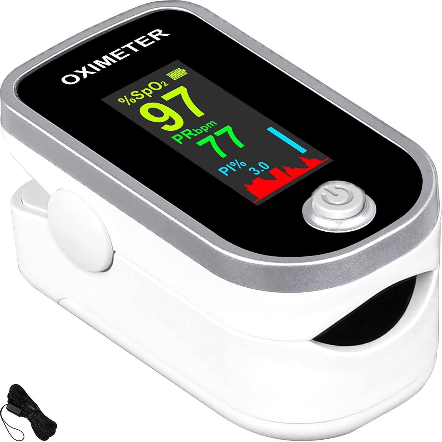 MCP OX201 Pulse Oximeter with Oxygen Saturation Monitor, Heart Rate Monitor (Black) (B0C2C8DR8K) Amazon Price History, Amazon Price Tracker