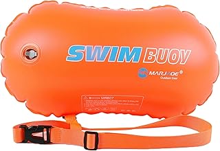 NEWMIND Bóia de natação, flutuador de segurança com cinto ajustável, para triatletas natação em água aberta, treinamento de natação seguro, flutuante, caiaque