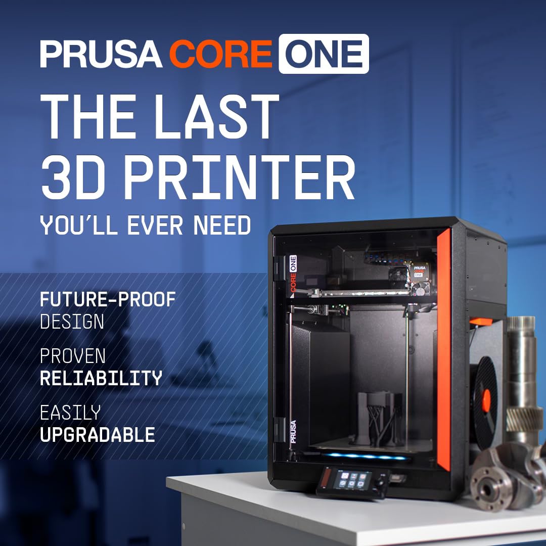 Original Prusa 3D Drucker CORE One FERTIG MONTIERT – High-Speed Profi