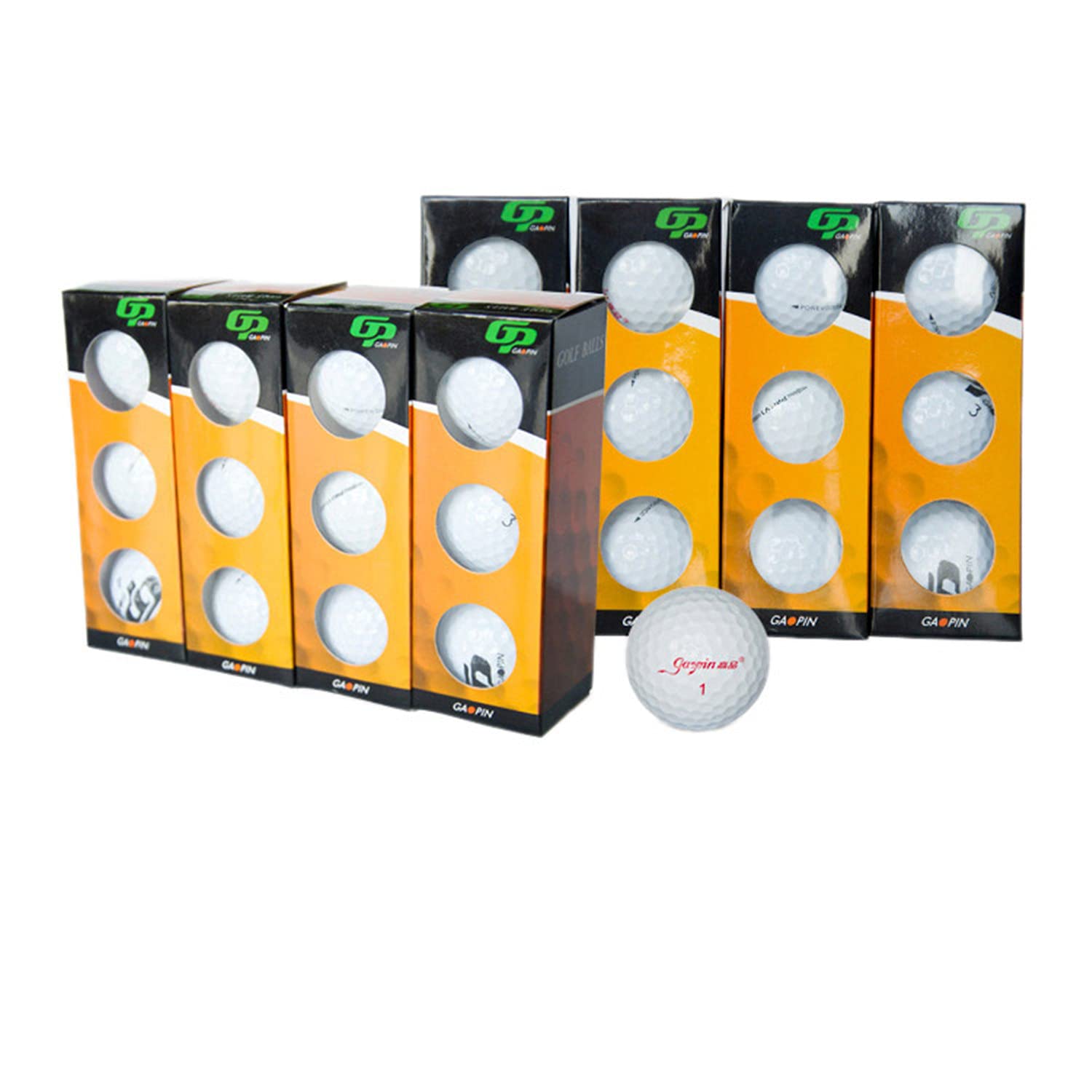 Distance Golf Balls, 3 Pack Two Layer Golf Balls- for Greater Speed and Distance Off The Tee
