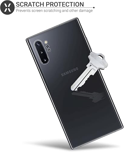 Miniatura 3 de Olixar Protectores de pantalla frontal y trasera para Samsung Galaxy Note 10 Plus, película - Protección fiable, compatible con características del