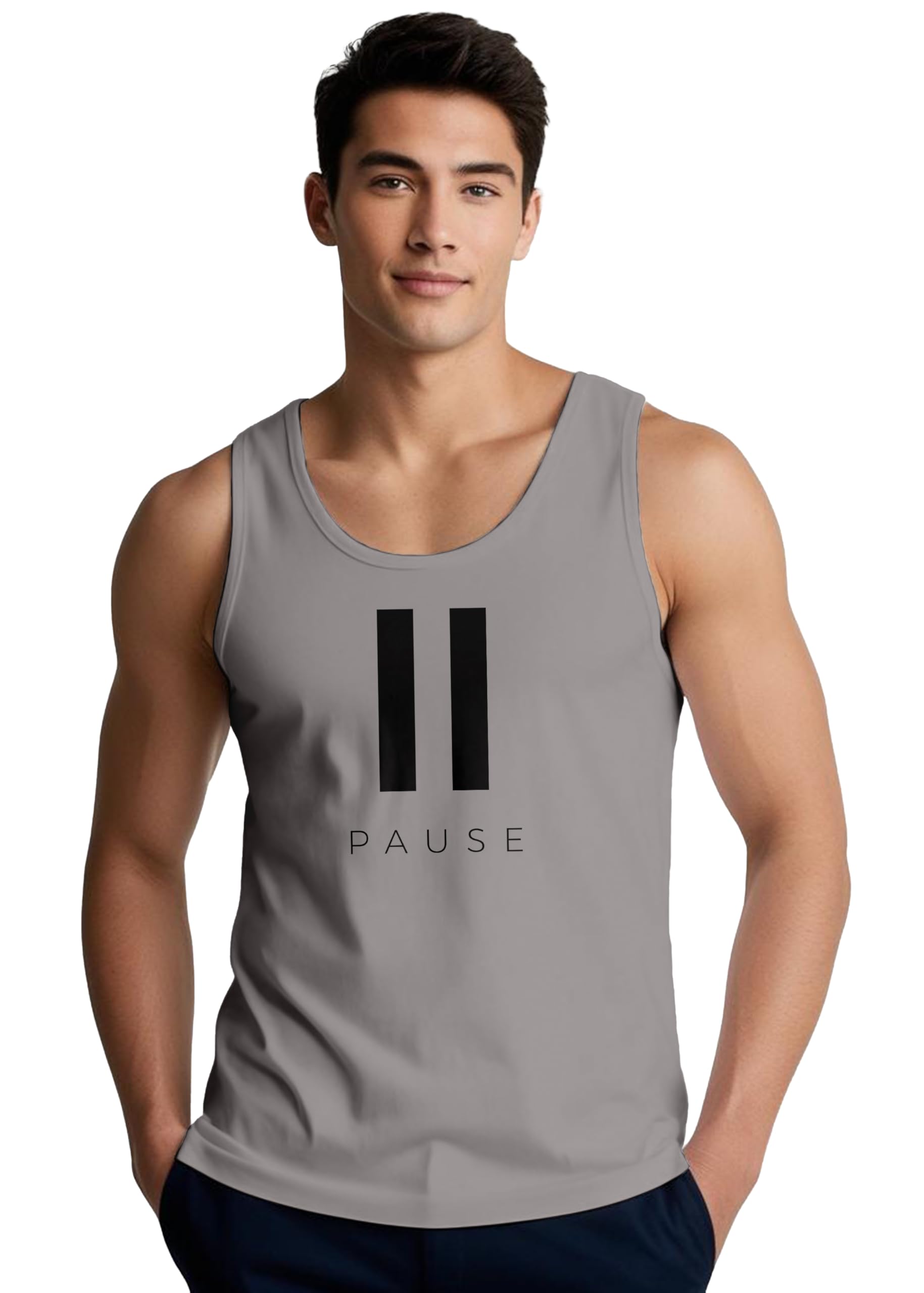 peppyzone Cotton Graphic Printed Sleeveless Tank Top Vest for Men | Stylish Tank Top, Sando, Baniyan, Ganji for Man Perfect for Gym Workouts, Vacations, and Beaches-picture-33