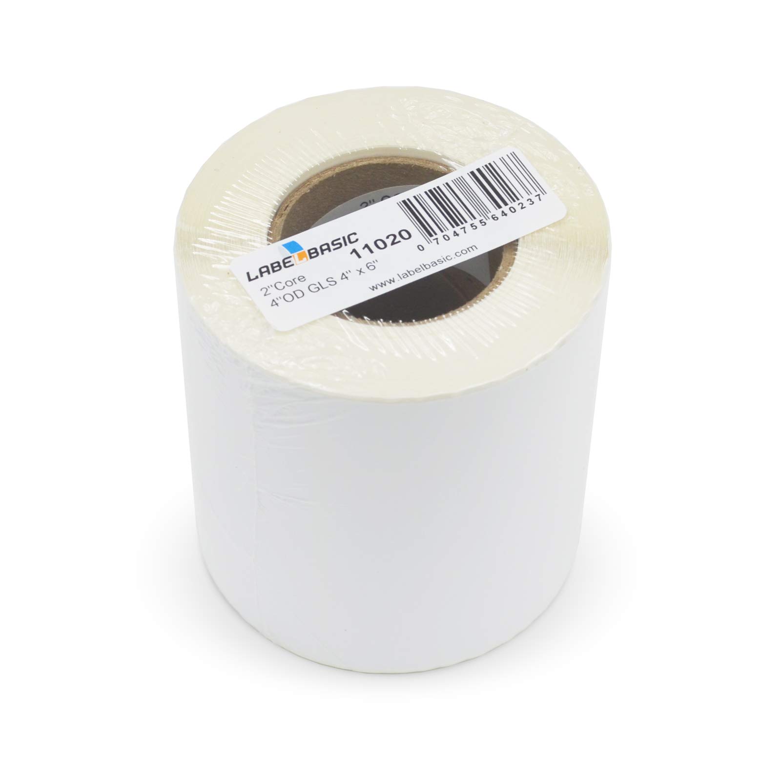 Glossy Inkjet Labels 4" x 6" for Epson TM-C3500, TM-C3400, Primera LX500 and LX400, 200 Labels/Roll on a 2 Inch Core