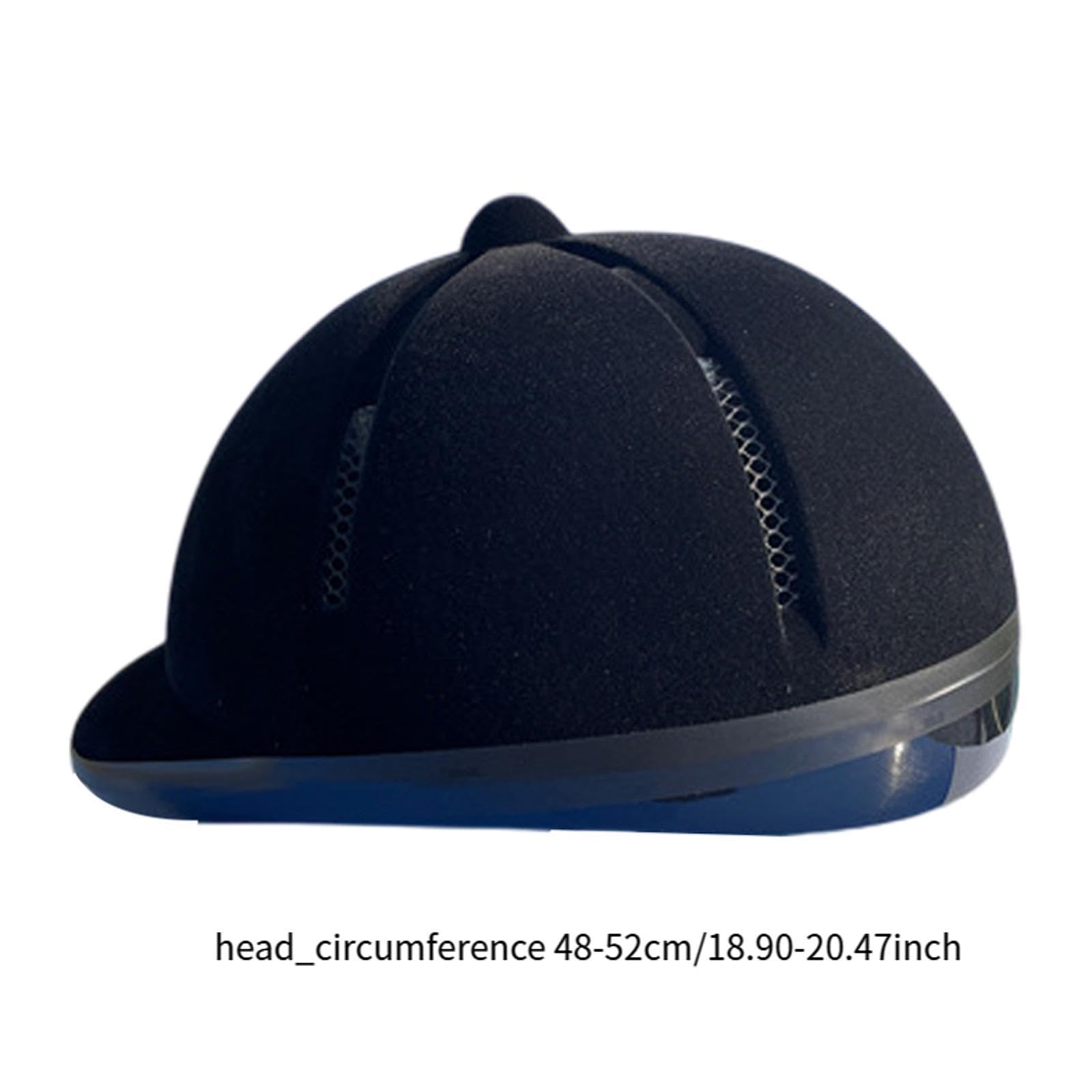 Casco Equestre Bambini Casco Ventilato Regolabile Imbottitura Removibile Struttura Compatta Materiale Pvc Leggero Adatto per Equitazione Ciclismo Patt