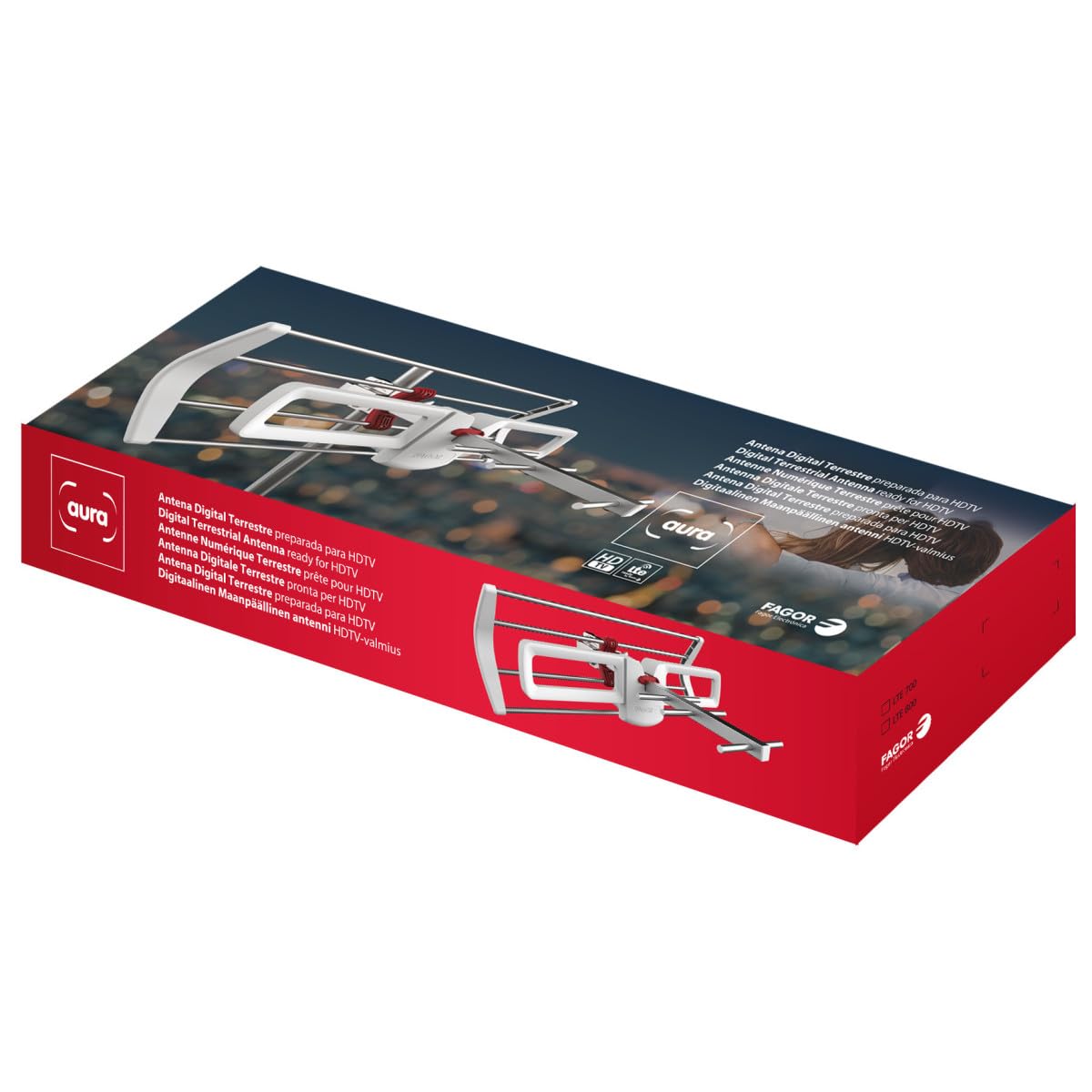 Antena TDT Mini Aura 12dB LTE 5G (C21-48) Fagor