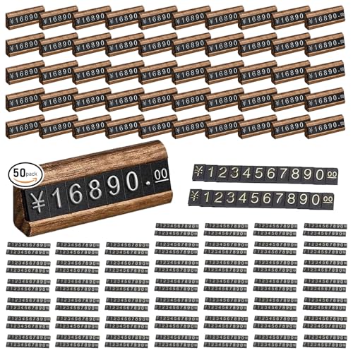 Amazon | プライスカード 50個 プライスキューブ プライス台