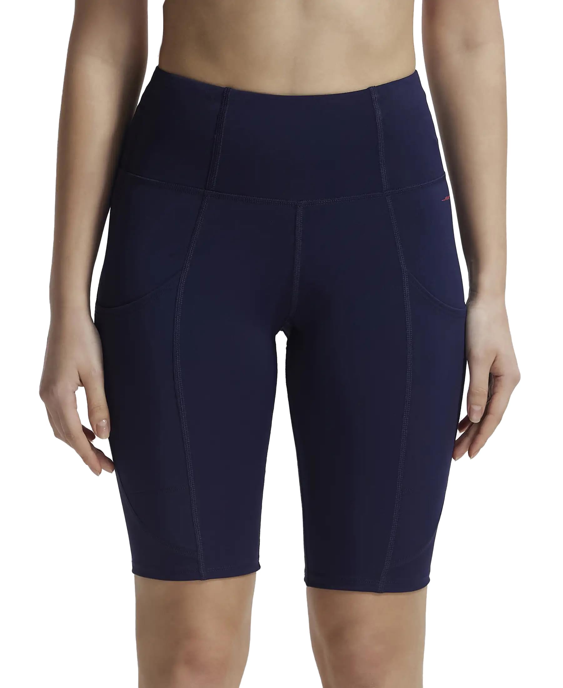 MW81 Women's Microfiber Elastane Stretch Slim Fit Shorts with Side Pockets and Stay Fresh Treatment