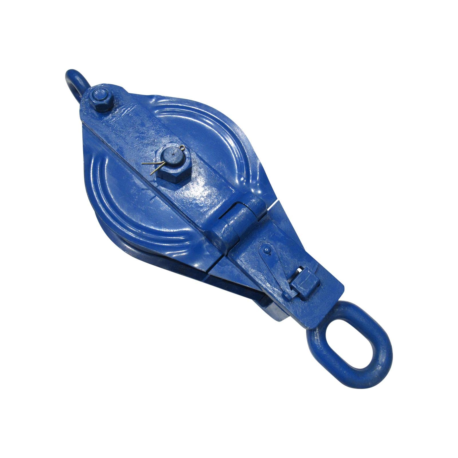1.5 Ton 125MM Blue Painted Snatch Block with Swivel Eye