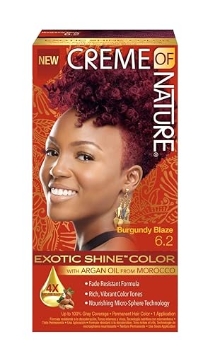 Exotic Shine Hair Color by Creme of Nature, 6.2 Burgundy