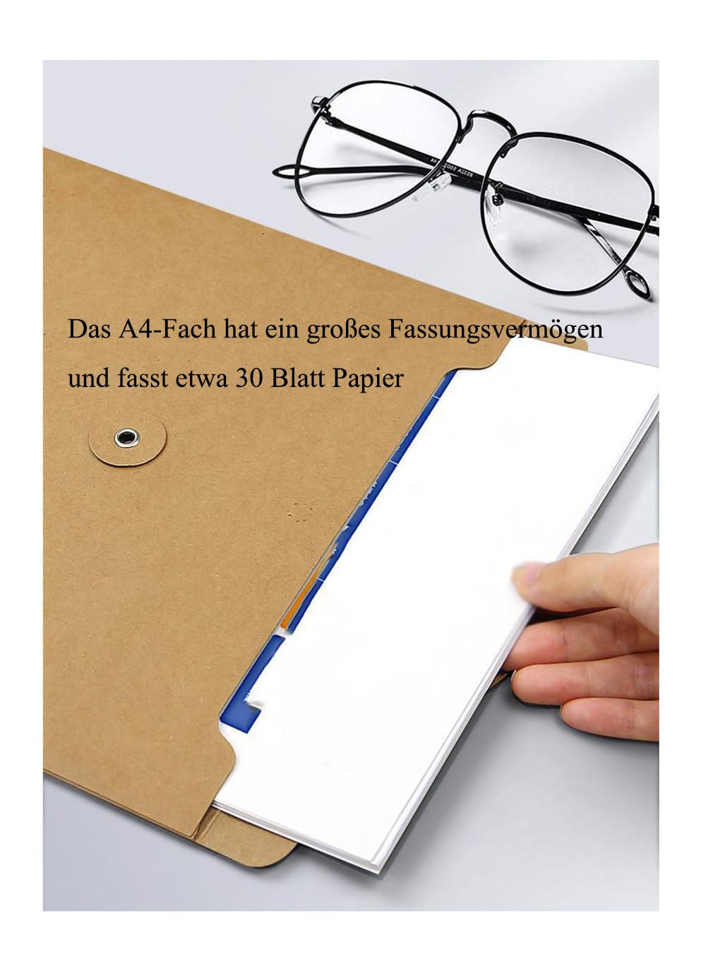 Teczka na dokumenty A4, 10 sztuk, teczka prezentacyjna A5, teczki z papieru typu kraft, teczki, koperty, teczki, organizer na dokumenty, teczka do biura, szkoły, domu