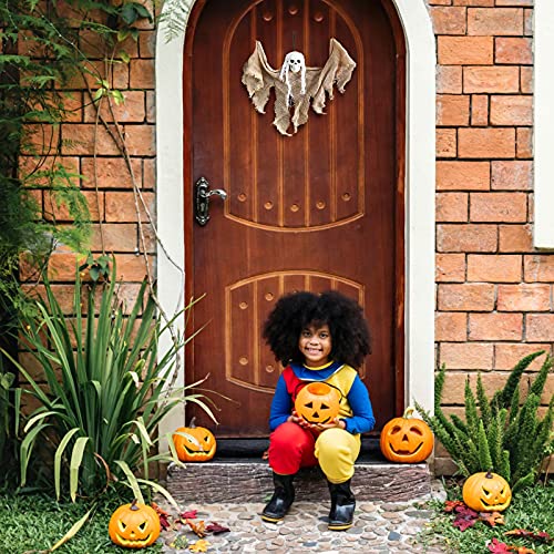Gnome Halloween Tomte décor table suédois orange écorce automne