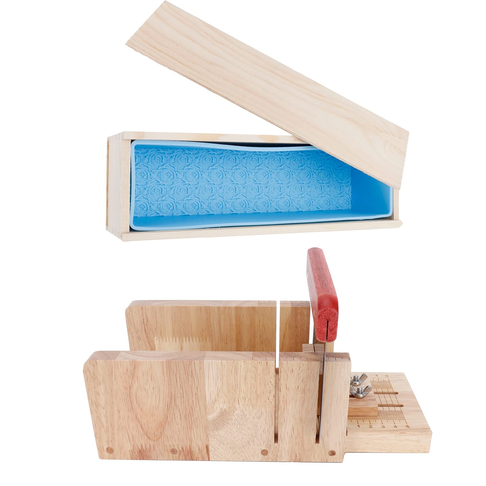 Juego de moldes para jabón de 1000ml, cortador de pan y pastel, molde para pan, suministros de herramientas de corte para fabricación de jabón DIY