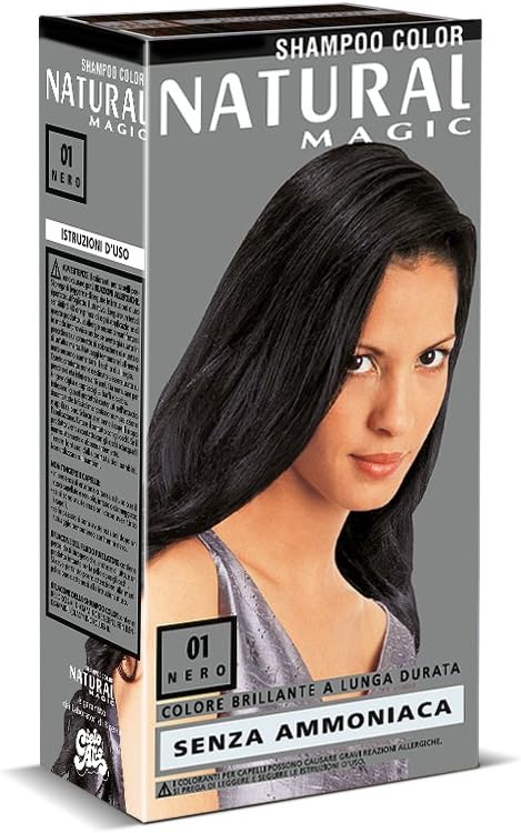 Shampoo Color Natural Magic Black 01 Without Ammonia