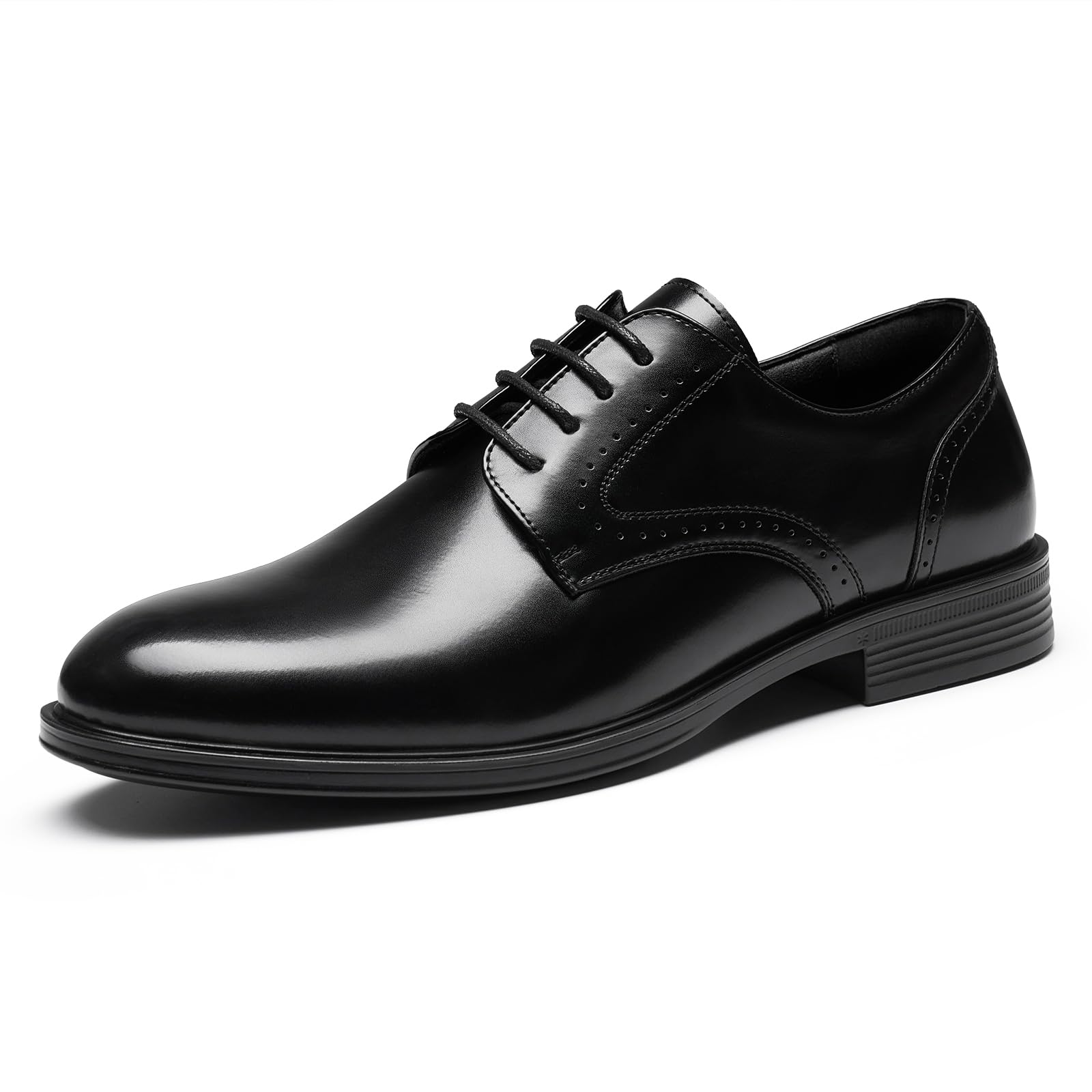 HEEZ Men's Dress Shoes Formal Oxford Derby Suit Shoes for Men Non Slip | Wide Width Comfo…