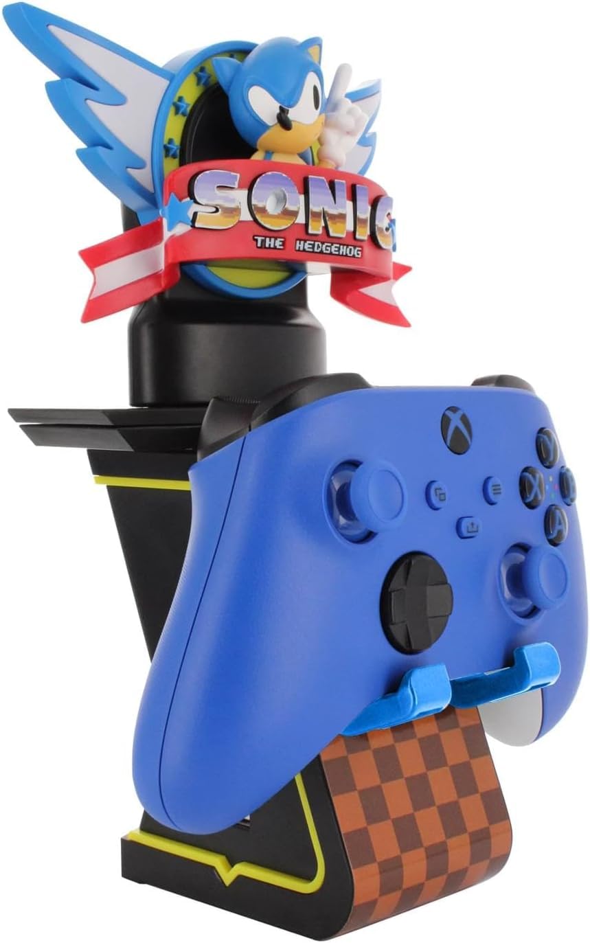 モダン ソニック・ザ・ヘッジホッグ コントローラーホルダー スタンド Sonic - モダン・”ソニック” ケーブルガイズ コントローラ