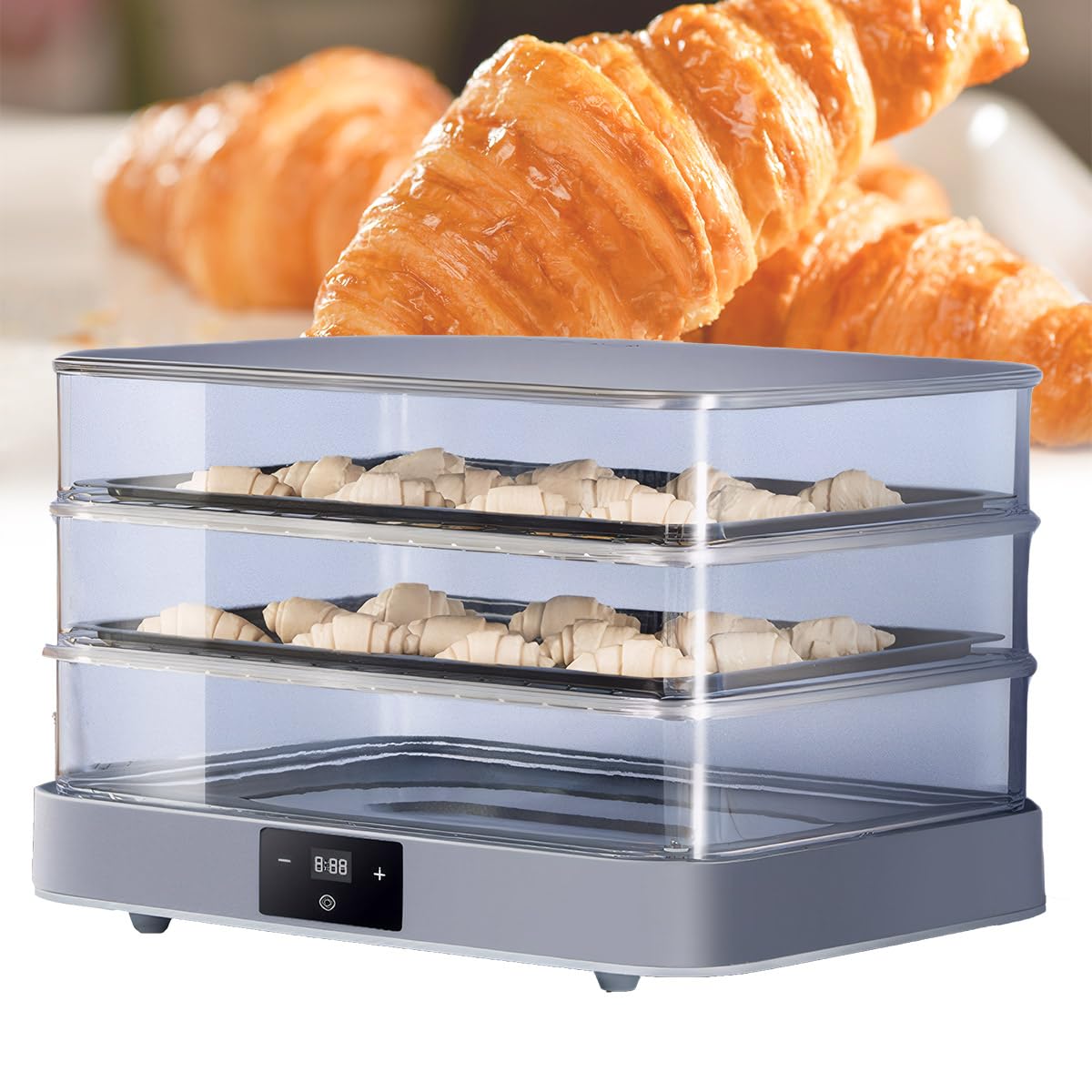 Fermenteur de pain et pâtes : boîte à pâte électrique avec contrôle de la température