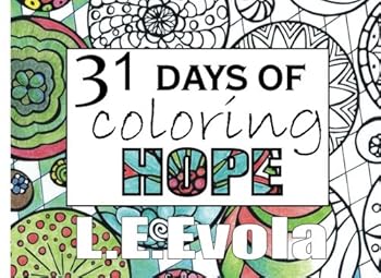 Paperback 31 days of coloring hope Book
