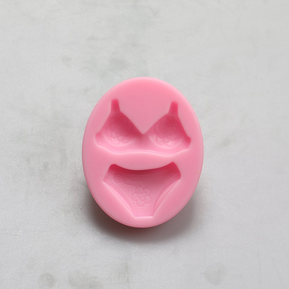 Pinkie TM le Bikini en forme Fondant Moule à Cake en Silicone Chocolat Argile Résine Moule à décoration de gâteaux outils