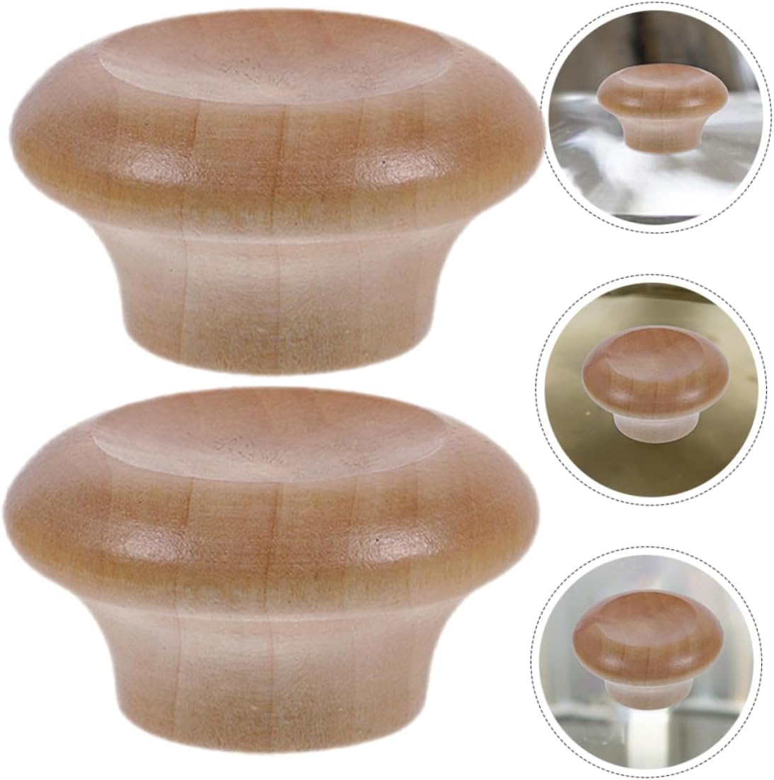 Garneck 25pcs Pot Lid Knobs Replacement Handles Comfortable Grip for Cookware Easy to Install for Various Pot Covers