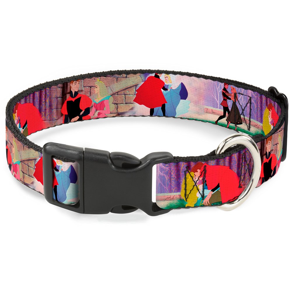Collar plástico clip Bella y Príncipe anti tirones para mascotas