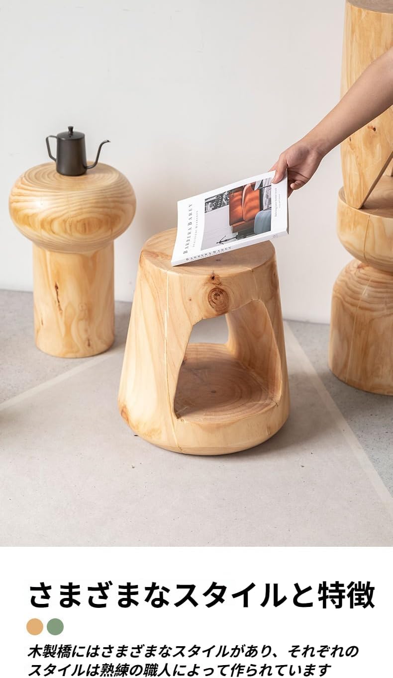 未使用正規品マホガニー材シューメーカースツール49cm Werner