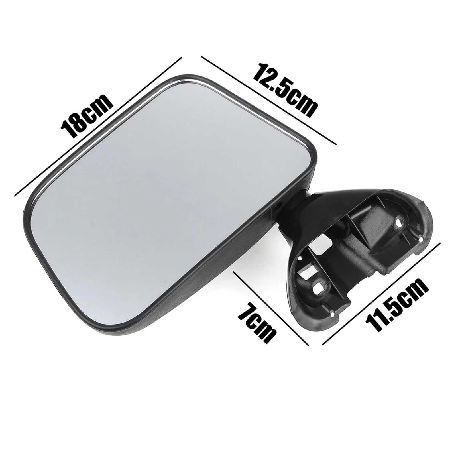 Espejos retrovisores completos para Toyota Hilux 1988 1989 1991 1992 1993 1991 1995-2005 1 Par De Espejos Retrovisores para Puerta Coche Color Negro Seguridad En La Conducción Derecho-Espejo Completo