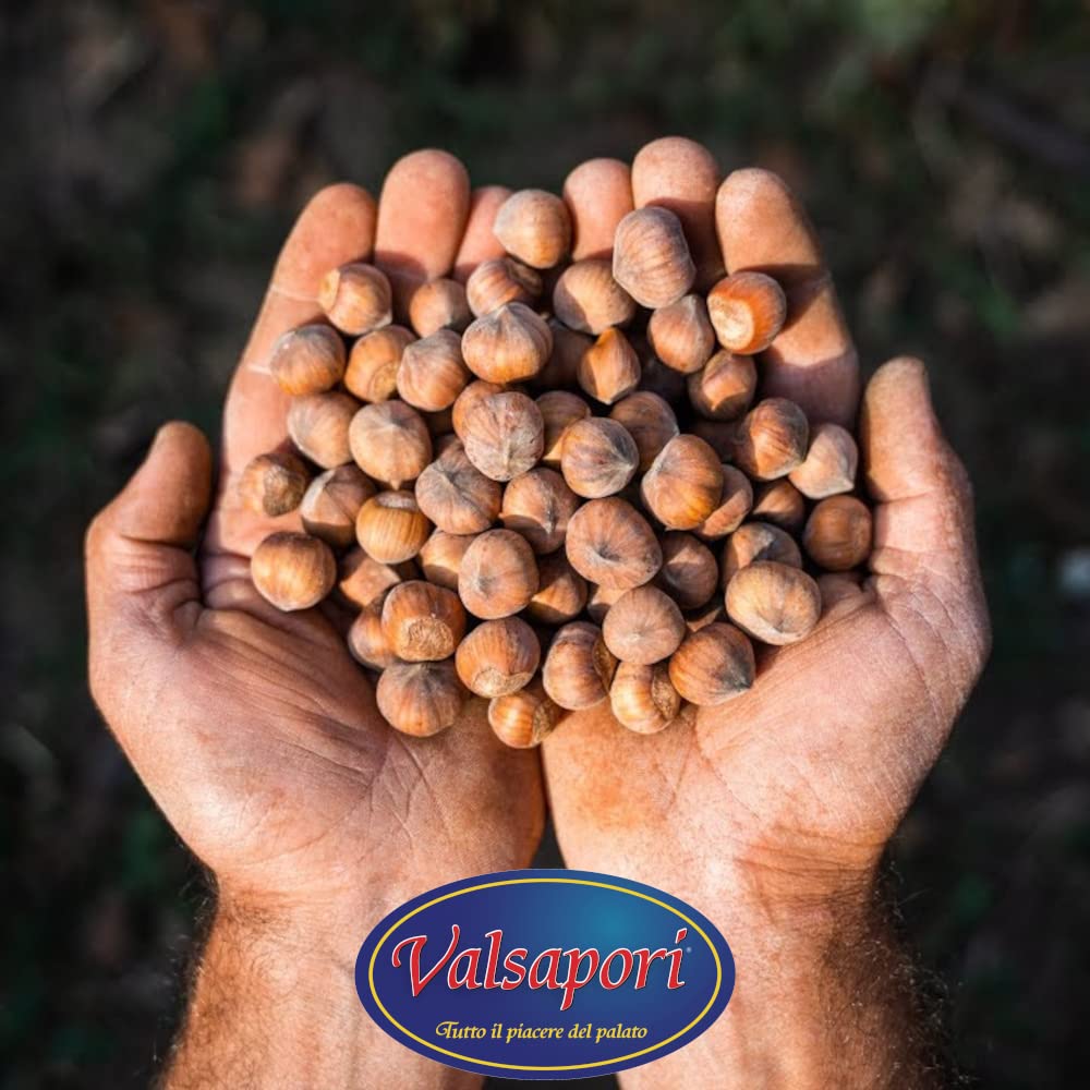 Valsapori - GRANELLA DI NOCCIOLE TOSTATE (500 gr) - Nocciole Turche Tritate e Tostate - Croccanti per Decorazioni e Dolci