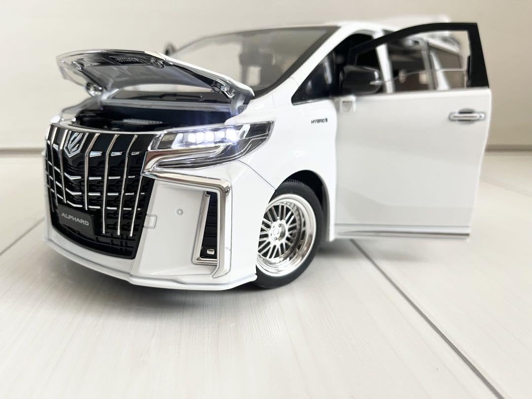 Amazon.co.jp: 1:18 トヨタ アルファード ミニカー パワースライドドア 
