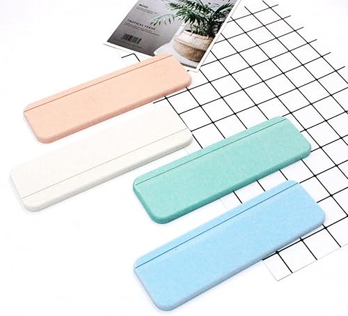 Miniatura 4 de BESPORTBLE Escurridor de platos, 2 posavasos de diatomita, soporte para jabón de tierra, protector de jabón, soporte para cepillos de dientes para