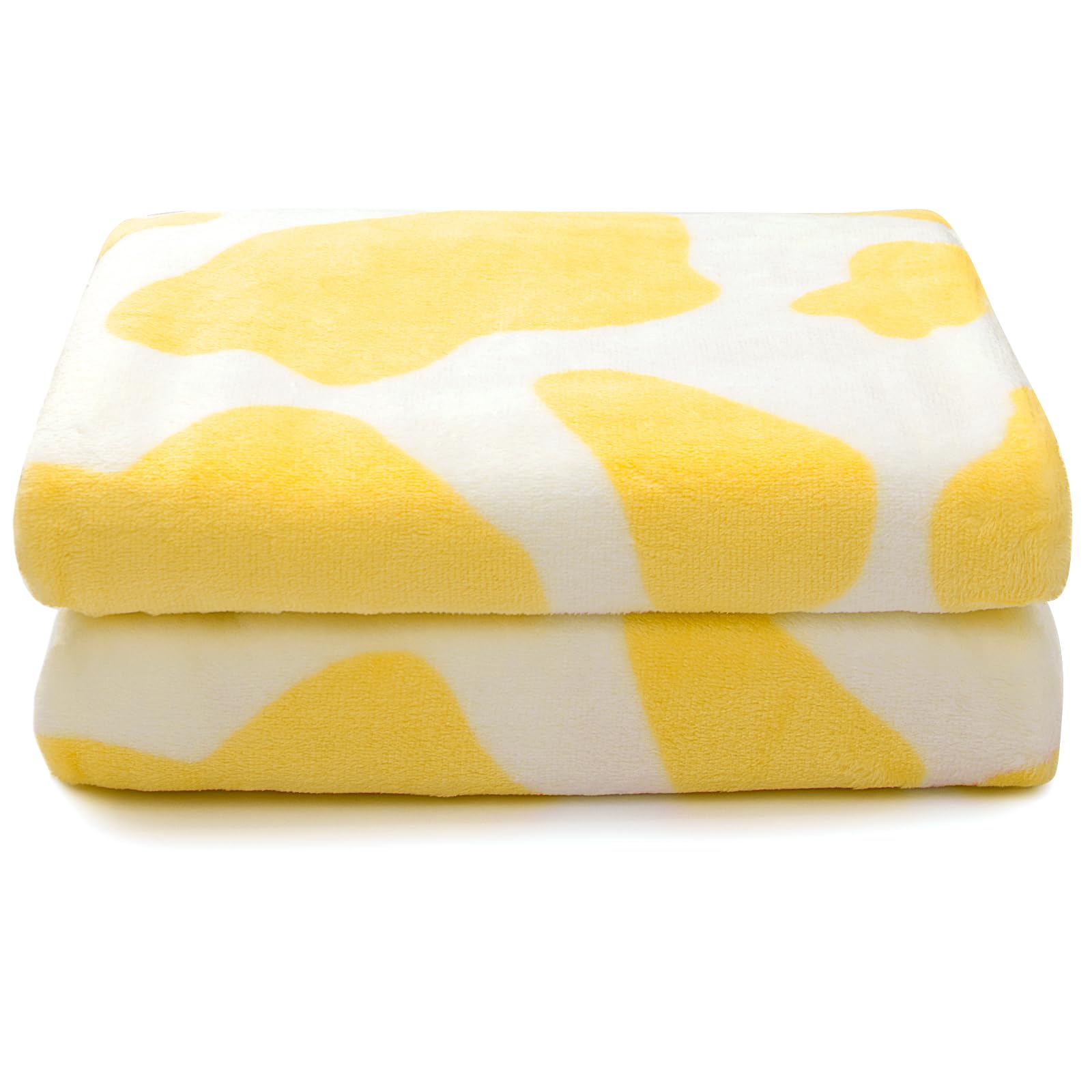 SEEGU Cozy Kids Blanket Bright Yellow Girls Fleece Throw Blanket Soft Fuzzy Gift Decor Stuff for Kids Girls Boys Toddlers Birthday โ image 1
