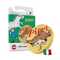 FABA Disco Sonoro – Pippi Calzelunghe – Storie e fiabe sonore per bambini e bambine 5-10 anni – Ascoltabile con il Raccontastorie e FABA+, gioco educativo versione italiana