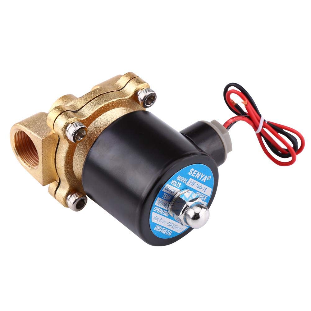 DC 12V 24V contrôle inverse des eaux usées normalement fermé vanne magnétique él