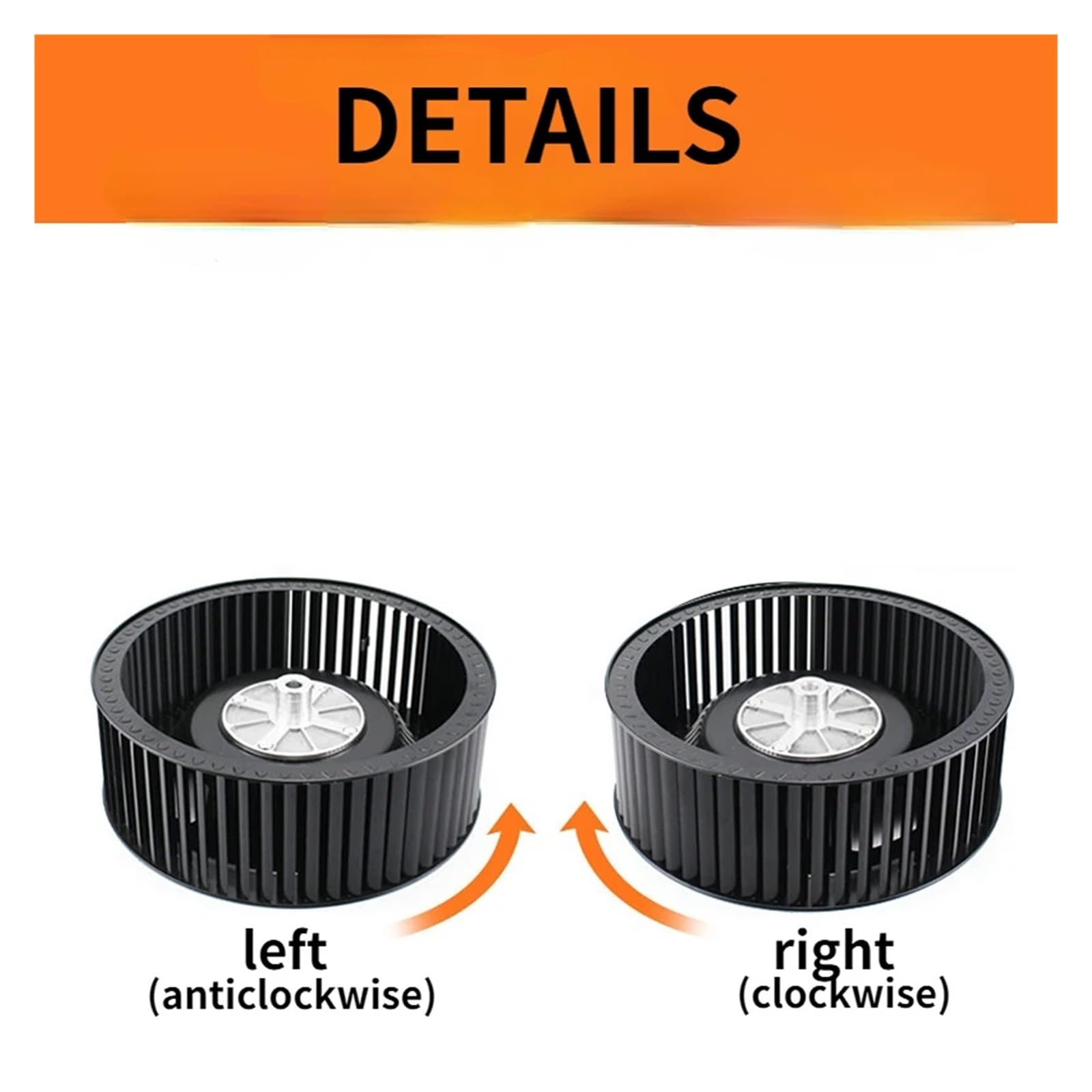 Campana Extractora de Rueda Viento, Impulsor turbina, Ventilador, Hoja Motor, soplador silencioso y ventoso, Herramientas Cocina(Dia.238 H73 HD10 B R)