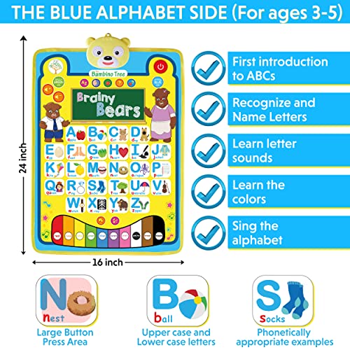 Buy THE BAMBINO TREE Alphabet & Phonics Talking Poster - Interactive ...