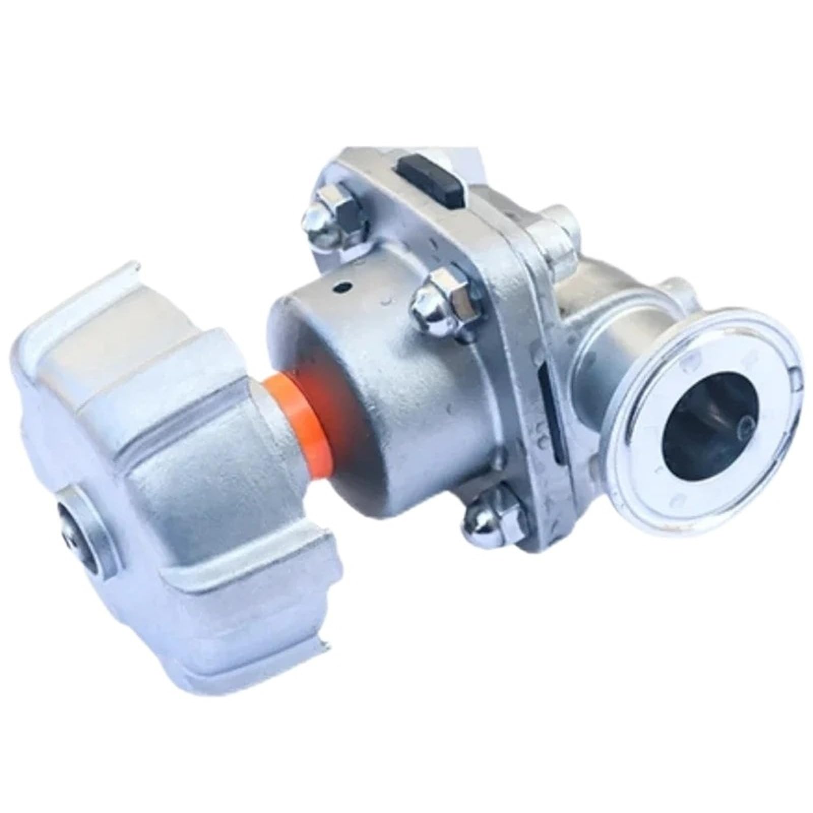 Trgyjgkf One Color 316 Stainless Steel Handwheel Diaphragm Valve Sanitary Grade Quick-Loading Clamp Type Double-Layer
