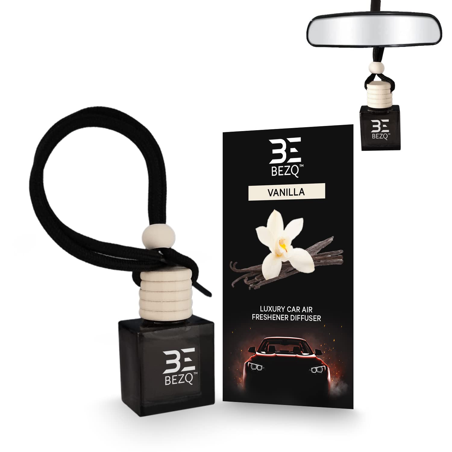 SAVAGE Car Fragrances Inspired Car Air Freshener for Men Diffuser Scent Luxury Ornament Long Lasting (SAVAG INSPIRED) BEZQ — view 11