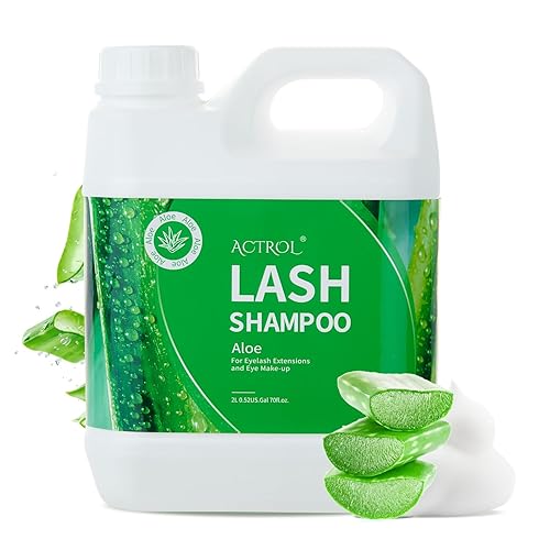 Miniatura 157 de Limpiador de extensiones de pestañas Aloe 1L Natural Lash Extension Shampoo Professional Eyelid Foaming Cleanser Parabenos & Sulfate Free