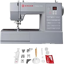 SINGER Heavy Duty 6620C Computerized Sewing Machine with Accessories | 215 Stitches, LCD Screen, Built-In Needle Threader | Easy Setup, Durable Metal Frame, Ideal for Clothes &amp; Home Projects