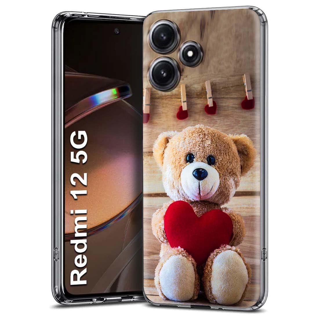 Fashionury Soft Silicone Designer Printed Full Protection Printed Back Case Cover for Redmi 12 5G -D0668 (B0CDKXRCH8) Amazon Price History, Amazon Price Tracker