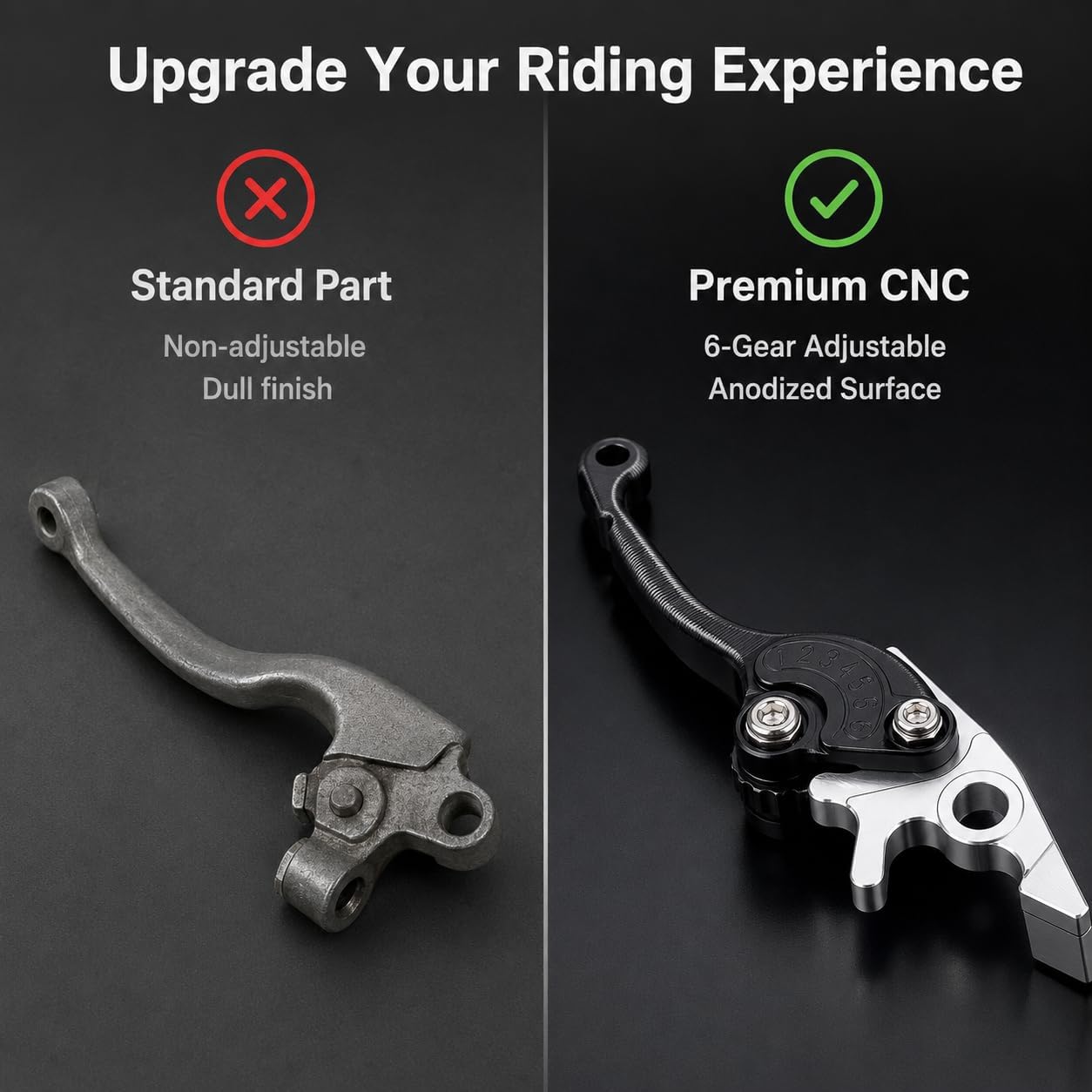 CNC 6061 Aluminum Brake Levers for Yozma IN10 & Pro