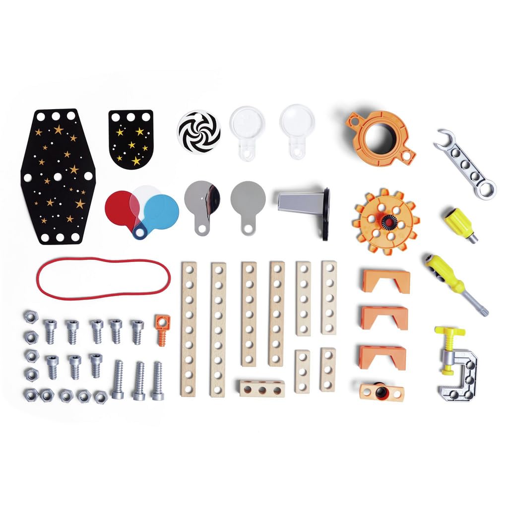 Hape Junior Inventor - Laboratorio di Scienze Ottiche - 8 esperimenti per scoprire le leggi dell’ottica dai 4 anni in su