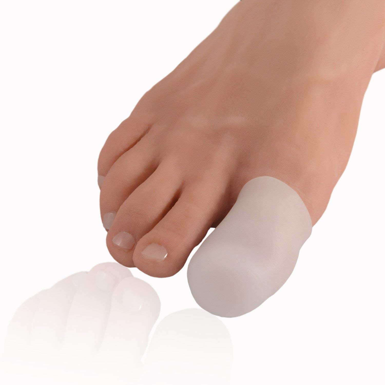 Pedimend Cuscinetto metatarsale in gel di silicone regolabile e protezione per le dita dei piedi, trattamento per la neuroma di Morton, previene calli e calli, per corridori, sport, uso domestico,