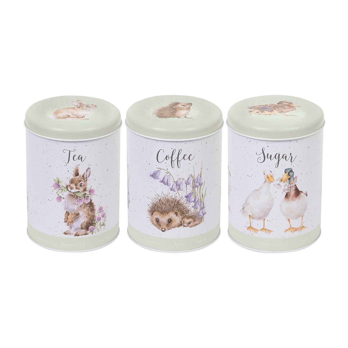 by Hannah Dale The Country Set' Country Animal Tea Coffee Sugar Set